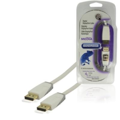 Digital displayport cable 2.00 m bandridge bbm37000w20