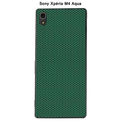 Coque Sony Xpéria M4 Aqua - Métal perforé couleur Lucite Green
