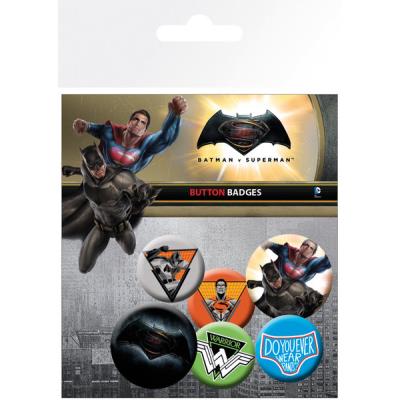 Set de Badges Batman Vs Superman Mix