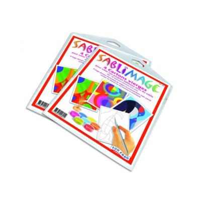 FUNFRAG - Pochette de 4 planches vierges