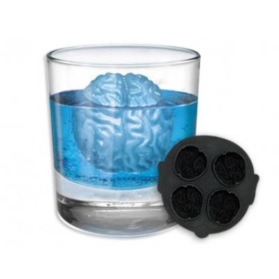 Moule en silicone pour 4 glacons cervelle ou gateau chocolat moule bac a glacon insolite