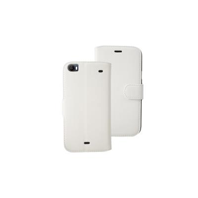 Etui Folio Luxe Wiko Darkside Blanc