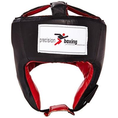 Precision training casque de boxe homme noir rouge taille s