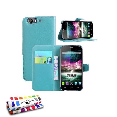 Etui Ã  Rabat Le Folio C Bleu lagon pour WIKO DARKFULL