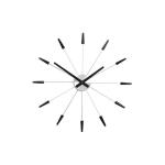 Nextime horloge murale - plug inn- acier inoxydable - noir Ã¸ 58cm