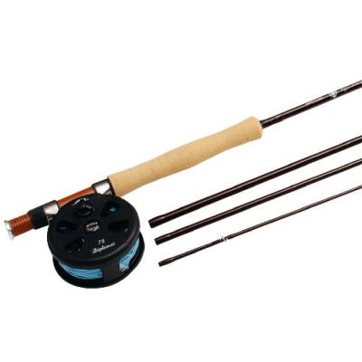 Abu garcia diplomat 904 lh canne à pêche pour pêche à la mouche et moulinet 270 cm