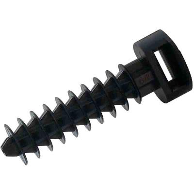 Legrand Noir - Embases À Cheville X 10 Pour Colliers De Serrage Int./Ext.