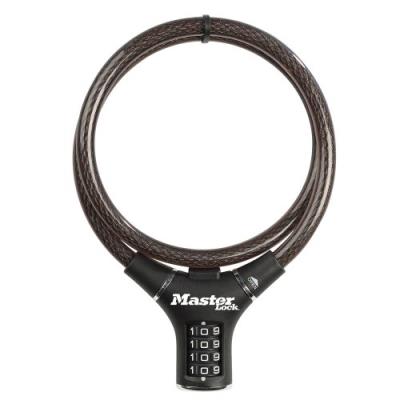 Master lock 8229eurdpro câble en acier tressé à combinaison programmable noir 0.90 m niveau de securite 7 10