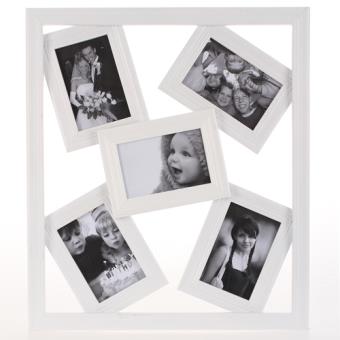 Cadre Photos Pele Mele Meli Melo 5 Encarts Blanc Achat Prix Fnac