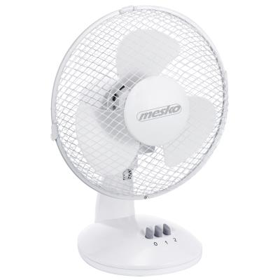 Mesko Ventilateur de Table silencieux et oscillant | Diamètre de 23cm | 2 vitesses