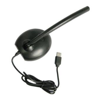 Mini microphone USB 2.0 PC portable Mac tablette sans fil noir