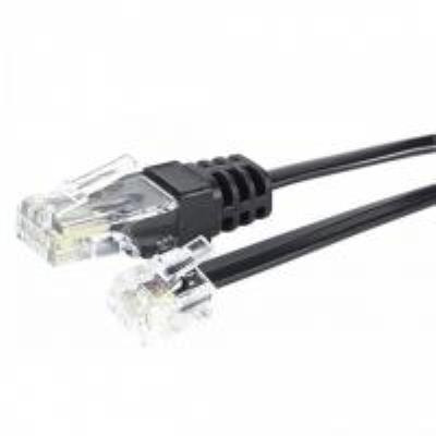 Cordon RJ45 / RJ11 5m ivoire