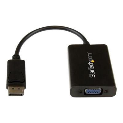 StarTech.com DisplayPort naar VGA  met  audio - DP naar VGA converter met audio - 1920x1200 videoconverter - zwart