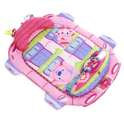 Bright starts tummy cruiser 9299 rop et tapis de jeu, rose