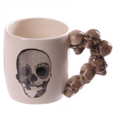 Mug anse crânes