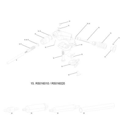 Rock shox support de serrage fourche droit