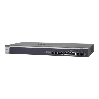 NETGEAR ProSAFE XS708T - switch - 8 poorten - intelligent - rack-uitvoering