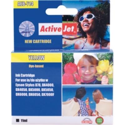Encre activejet aeb-714 jaune 15 ml chip epson t0714 action expacjaep0107