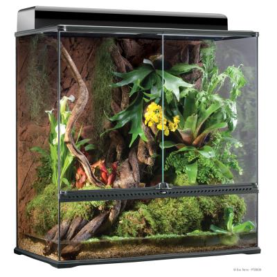 Comparer les prix de Exo Terra - Terrarium en Verre pour Reptile - 90x45x90cm