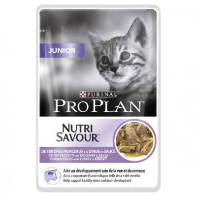 Pro plan nutri savour - junior à la dinde - 10 sachets