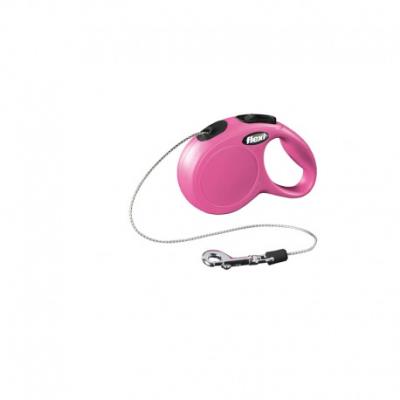 Flexi - Laisse pour chien New Classic Cordon - XS - Rose - Image 4
