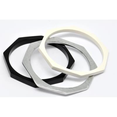 Bracelet triple résine et métal - Culture Mix