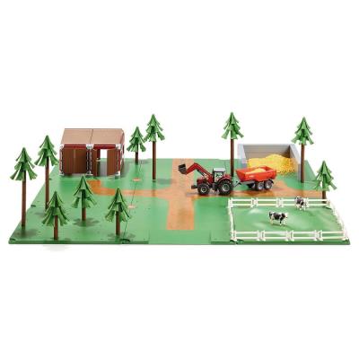 Coffret starter ferme avec tracteur massey-ferguson siku