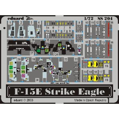 MAQUETTE F 15E STRIKE EAGLE 1/72 EDUARD SS204