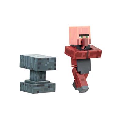 Minecraft - overworld - villageois forgeron - figurine articulée 7 cm