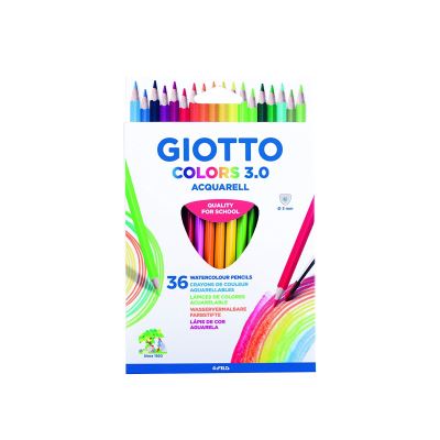 Giotto Colors 3.0 Aquarell – Pack de 36 Crayons
