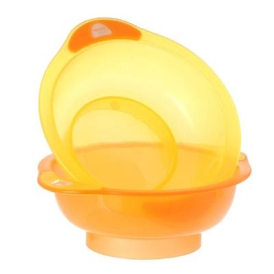 VITAL BABY - 492042-03 - 2 BOLS EN PLASTIQUE- ORANGEJAUNE - À PARTIR DE 9 MOIS