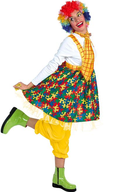 Déguisement Femme Clown Puzzle