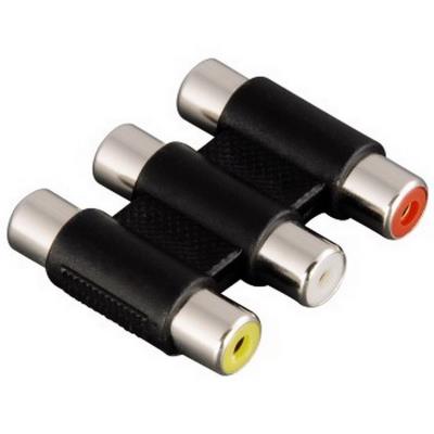 Thomson-adaptateur vidéo, 3 rca femelles - 3 rca femelles