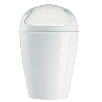 KOZIOL - 5773-525 - POUBELLE AVEC COUVERCLE À BASCULE DEL - BLANC - TAILLE: D339MM