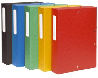 Boîte Exacompta de Classement Exabox dos 6cm Scotten assorties