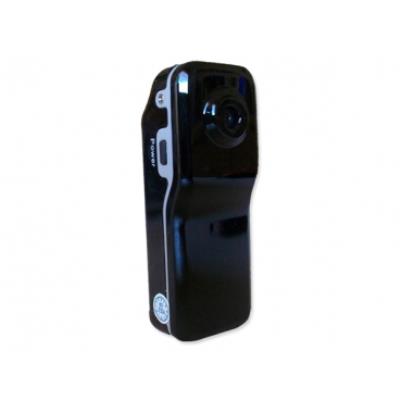 Mini caméscope d'espionnage noir brillant