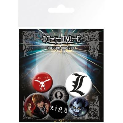 Set de Badges Death Note Mix