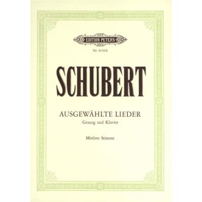 Partitions classique EDITION PETERS SCHUBERT FRANZ - 30 SONGS - VOICE AND PIANO (PAR 10 MINIMUM) Choeur et ensemble vocal