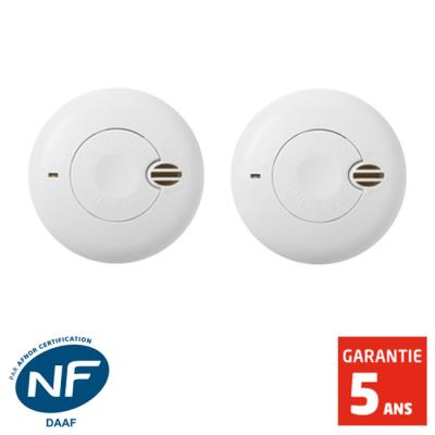 Siemens - 2 Détecteurs de fumée NF SIDOREX SA7