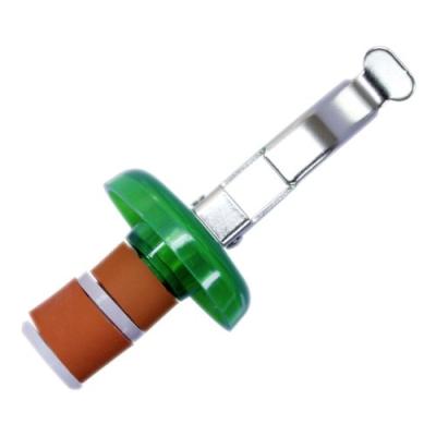 DE-PLASTIK 6022 110 LOT DE 3 BOUCHONS DE BOUTEILLE UNIVERSELS, COLORÉ 80 X Ø 33 MM