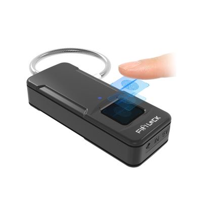 Cadenas Numérique Bluetooth à Empreinte Digitale (Noir)