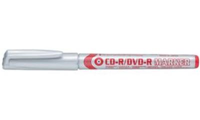 PENTEL  - Marqueur permanent NMS51 pour CD-R / DVD-R, noir aiguille, pointes feutre stable, bo&icirc;tier plastique aussi pour verre, bois, M&eacute;tal, adapt&eacute; pour plastique 
