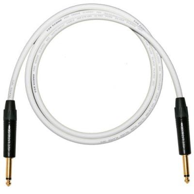 Designacable Van Damme Xke Câble De Guitare Avec Connecteurs Jack Neutrik Np2X -B 3 Blanc