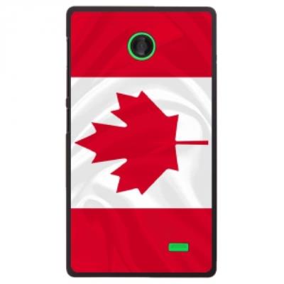 Coque rigide pour Nokia X avec impression Motifs drapeau du Canada