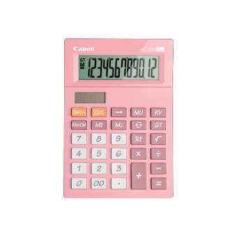 Calculatrice De Bureau Canon AS-120 - Noire, Écran 12 Chiffres, Double Alimentation