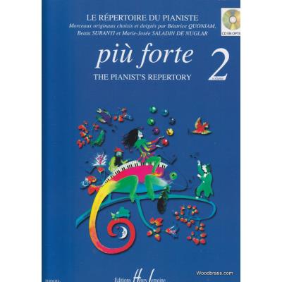 Partitions classique LEMOINE QUONIAM B. - PIU FORTE VOL. 2 - PIANO Piano