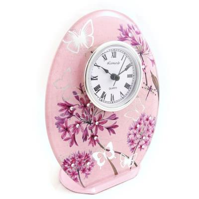 Horloge 'Papillon de Soie' rose mauve