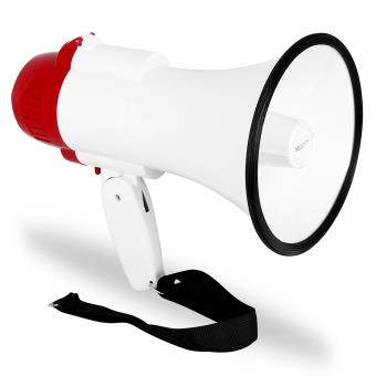 25 Sur Auna Megaphone Porte Voix 30w Avec Fonction Sirene Enregistrement Et 500m De Portee Megaphones Top Prix Fnac