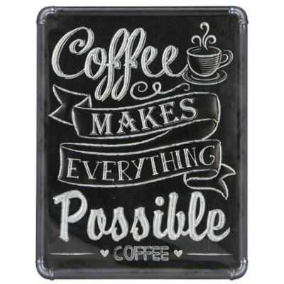 Sticker Relief Coffee 27x35cm Noir
