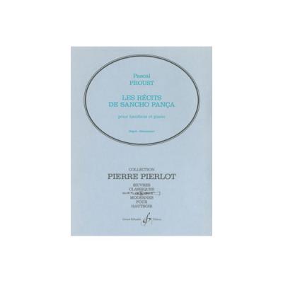 Partitions classique BILLAUDOT PROUST PASCAL - LES RECITS DE SANCHO PANCA - HAUTBOIS ET PIANO Hautbois